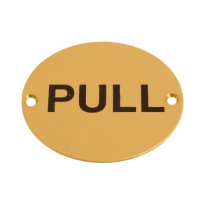 CORE-BULK Disc Screen Printed Pull Brass 76mm