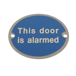 CORE-BULK Disc This Door is Alarmed SSS 76mm