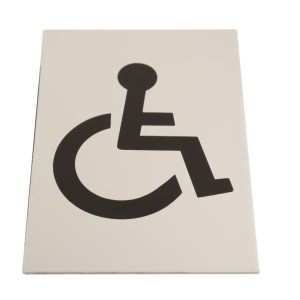 CORE-BULK Sign Screen Printed Disabled SAA 150x100mm