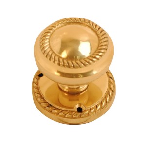 CORE-BULK Georgian Mortice Knob Brass 53mm