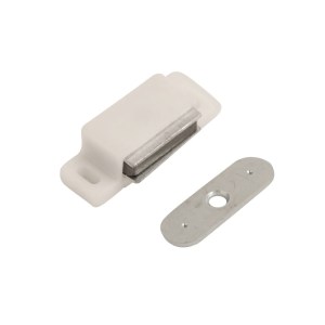 CORE-BULK Magnetic Catch H/Duty Small White 45mm