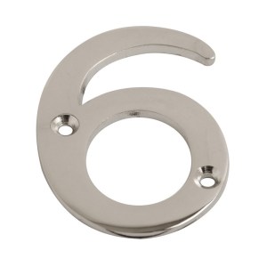 CORE-BULK Numeral Figure 6 Chrome 75mm