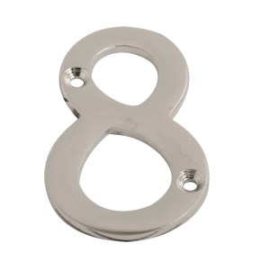CORE-BULK Numeral Figure 8 Chrome 75mm