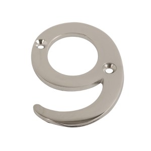 CORE-BULK Numeral Figure 9 Chrome 75mm