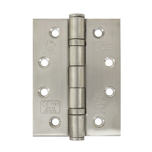 CORE-BULK Stainless Steel Ball Bearing Hinge 100mm CE13 Rated Satin