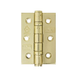 CORE-BULK Stainless Steel Ball Bearing Hinge 76mm CE7 Rated Electro Brass