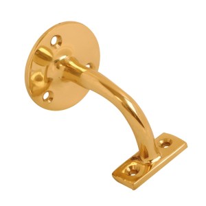 CORE-BULK Handrail Bracket Brass Heavy Duty 63mm