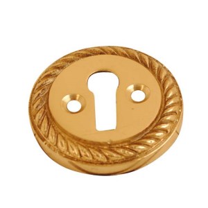 CORE-BULK Georgian Escutcheon Open Brass 32mm