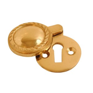 CORE-BULK Georgian Escutcheon Covered Brass 32mm