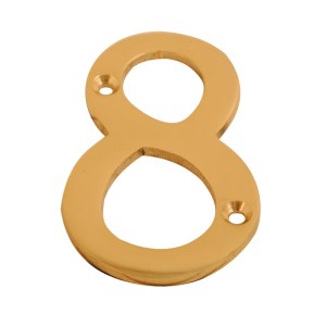 CORE-BULK Numeral Figure 8 Brass 75mm