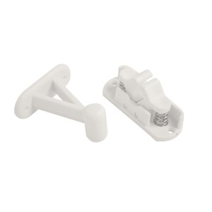 CORE-BULK Spring Door Holder White 75mm