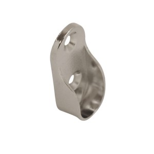 CORE-BULK Wardrobe Rail Socket Oval CP