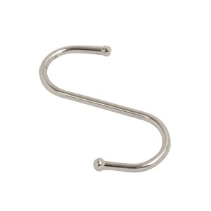 CORE-BULK S Hook Ball End Chrome 100mm