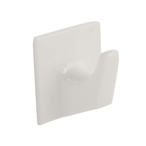 CORE-BULK Square Hook Self Adhesive White Large