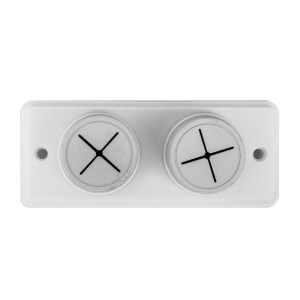 CORE-BULK White Towel Holder Double