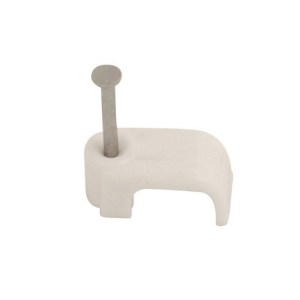 CORE-BULK Cable Clip Twin & Earth White 10mm