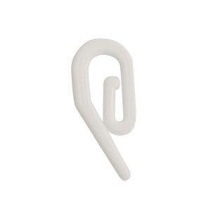 CORE-BULK Curtain Hook Plastic White