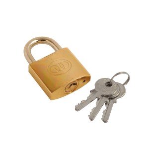 CORE-BULK Tri-Circle Padlock Brass 20mm