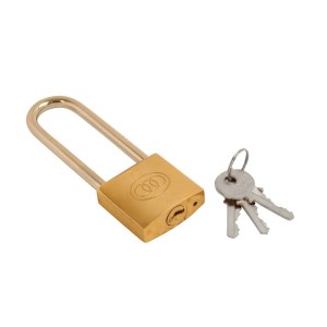 CORE-BULK Tri-Circle Padlock Brass Long Shackle 38mm