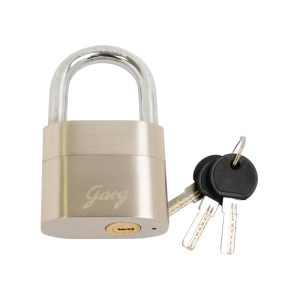 CORE-BULK Alarm Padlock Satin Stainless Steel