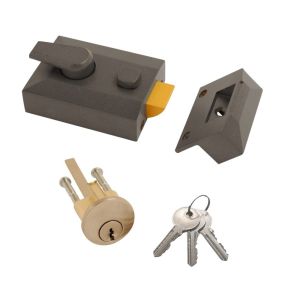 ION HARDWARE Nightlatch Standard Gunmetal Boxed