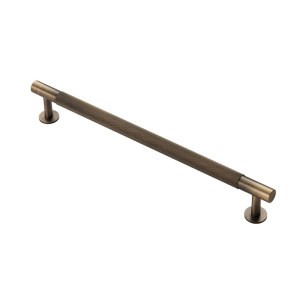 CARLISLE BRASSĀ® FTD Knurled Pull Handle 224mm c/c - Antique Brass