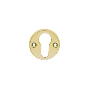 CARLISLE BRASSĀ® Euro Profile Escutcheon - Polished Brass - 45mm