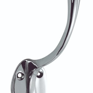 CARLISLE BRASS® Hat and Coat Hook - Polished Chrome - 127mm