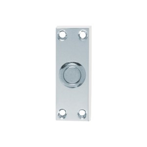 CARLISLE BRASSĀ® Bell Push - Polished Chrome - 76mm x 25mm