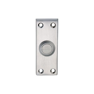 CARLISLE BRASSĀ® Bell Push - Satin Chrome - 76mm x 25mm