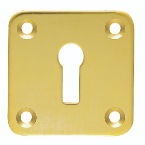CARLISLE BRASSĀ® Square Standard Profile Escutcheon - Polished Brass - 51mm