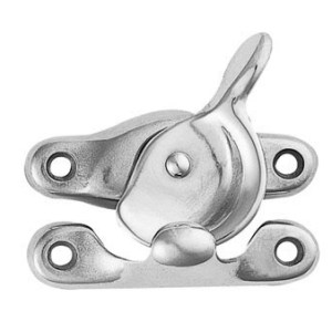 CARLISLE BRASSĀ® Fitch Pattern Sash Fastener - Satin Chrome - 64mm x 25mm