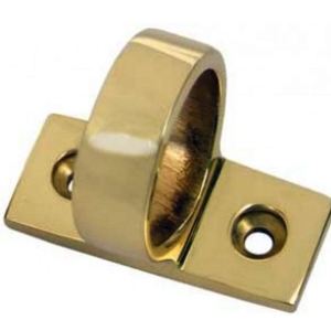 CARLISLE BRASSĀ® Ring Sash Lift Horizontal fit - Polished Brass - 45mm x 13mm