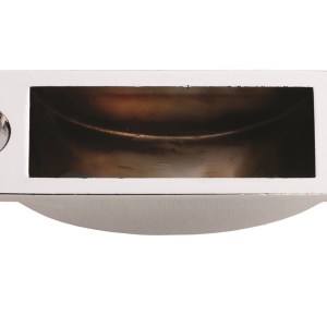 CARLISLE BRASSĀ® Flush Bolt Socket - Polished Chrome - 64mm x 20mm