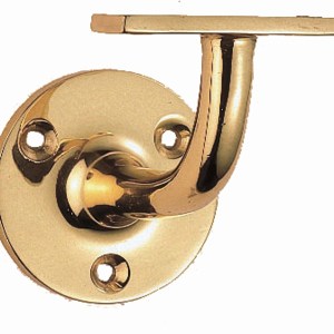 CARLISLE BRASSĀ® Heavyweight Handrail Bracket - Polished Brass