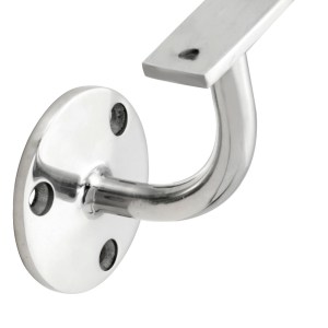 CARLISLE BRASSĀ® Heavyweight Handrail Bracket - Polished Chrome