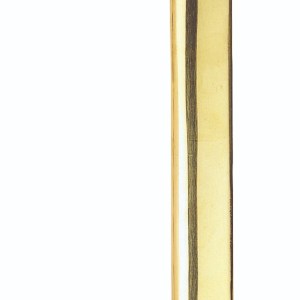 CARLISLE BRASSĀ® Cranked Pull Handle - Polished Brass - 229mm