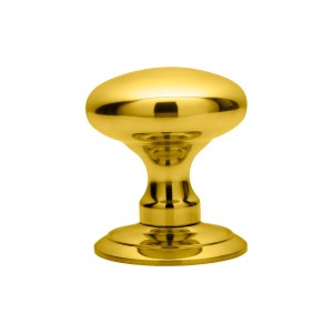 CARLISLE BRASSĀ® Ice Large Mortice Knob - Polished Brass - 65mm