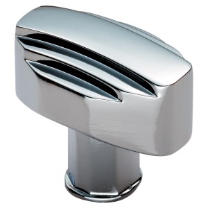 CARLISLE BRASSĀ® Art Deco Knob - Polished Chrome - 30mm