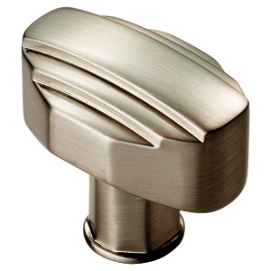 CARLISLE BRASSĀ® Art Deco Knob - Satin Nickel - 30mm