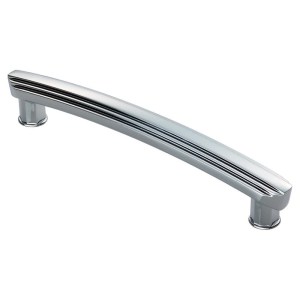 CARLISLE BRASSĀ® Art Deco Handle - Polished Chrome - 160mm c/c