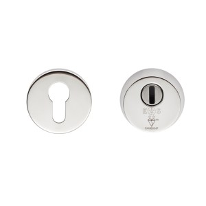 EUROSPEC® 2 Star Security Escutcheon Set - Polished Stainless Steel - 54mm