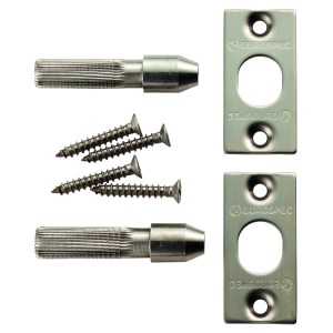 EUROSPECĀ® Security Hinge Bolt Set - Satin Stainless Steel - 56 x 13mm