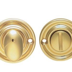 CARLISLE BRASSĀ® Oval Turn and Release - Polished Brass - 45mm