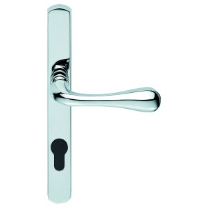 MANITALĀ® Astro Lever on Euro Lock Narrowplate 92mm c/c - Polished Chrome