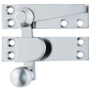 CARLISLE BRASSĀ® Architectural Quality Quadrant Sash Fastener - Polished Chrome - 70 x 20mm