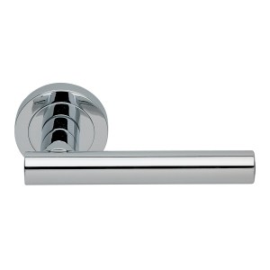 MANITALĀ® Calla Lever on Round Rose in - Polished Chrome - 51mm