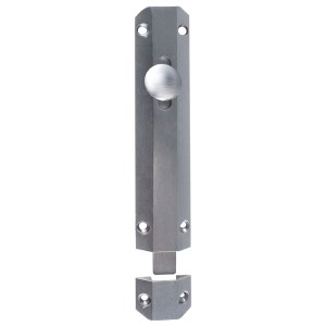 CARLISLE BRASSĀ® Surface Bolt 152mm - Satin Chrome