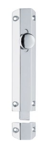 CARLISLE BRASSĀ® Surface Bolt 203mm - Polished Chrome