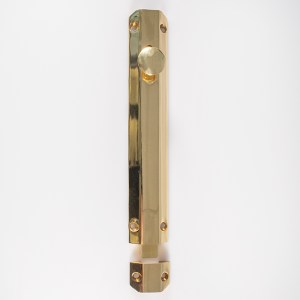CARLISLE BRASSĀ® Surface Bolt 203mm - Polished Brass